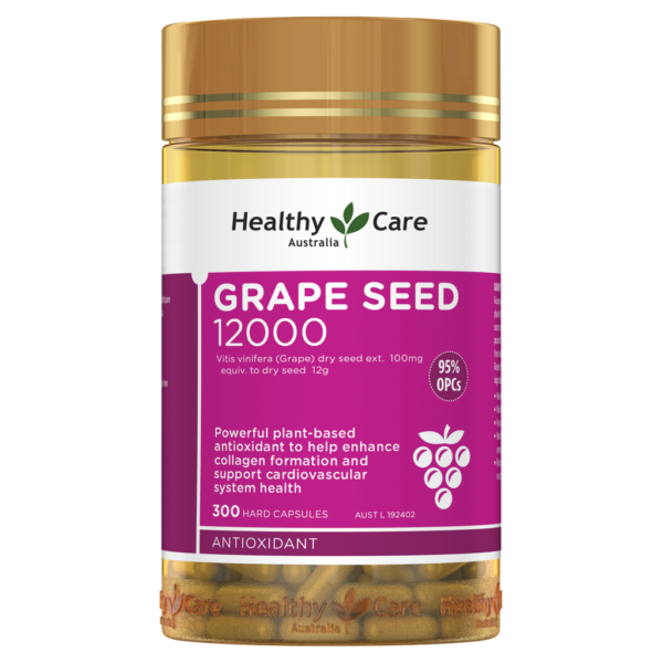 Healthy Care Grape Seed 12000 - 300 Capsules