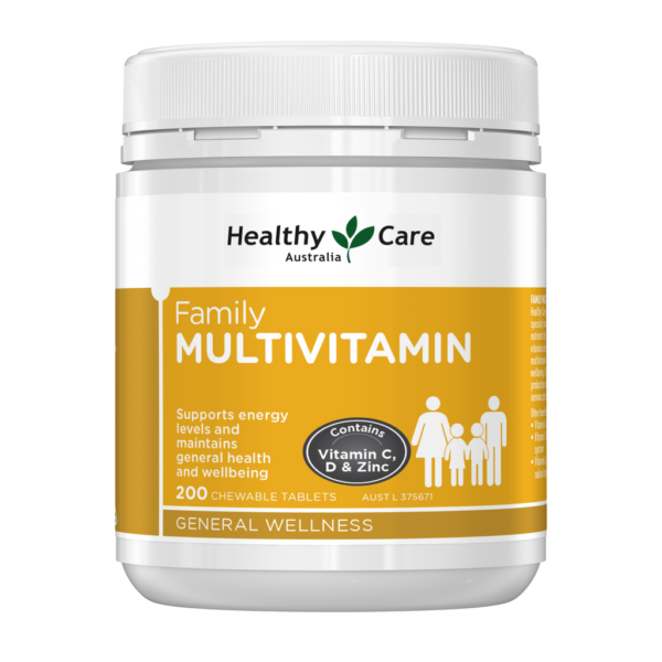 Healthy Care Family Multivitamin 200 Tablets