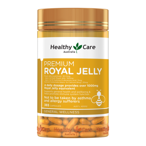 Healthy Care Royal Jelly 1000mg - 365 Capsules