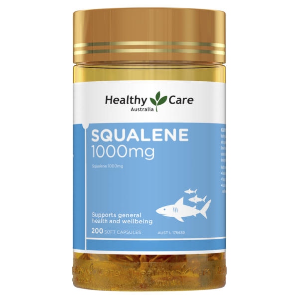 Healthy Care Squalene 1000mg - 200 Capsules