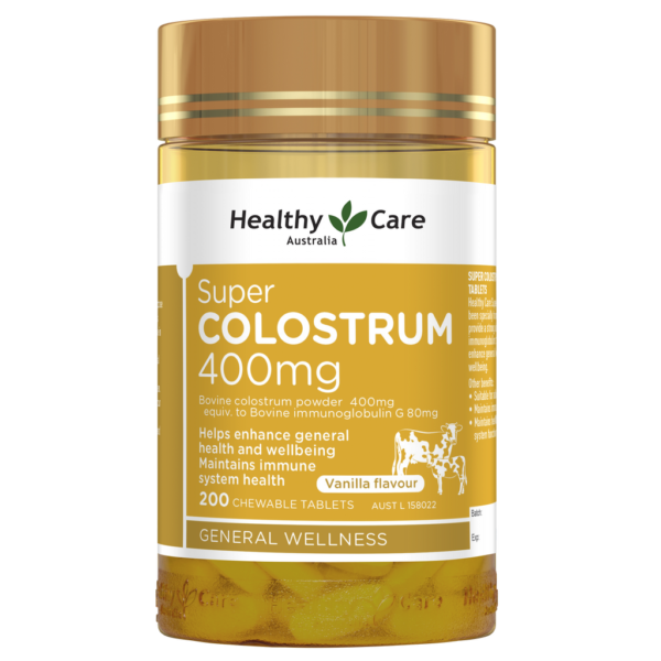 Healthy Care Super Colostrum 400mg 200 Tablets