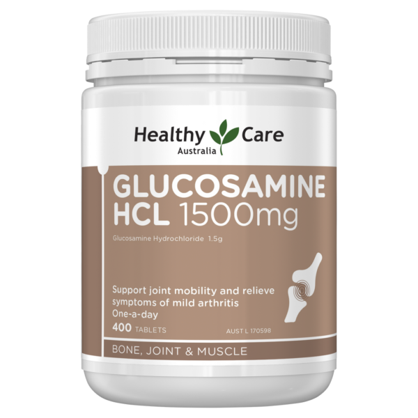 Healthy Care Glucosamine HCL 1500mg - 400 Tablets
