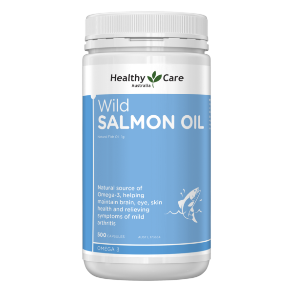 Healthy Care Salmon Oil 1000mg 500 Capsules