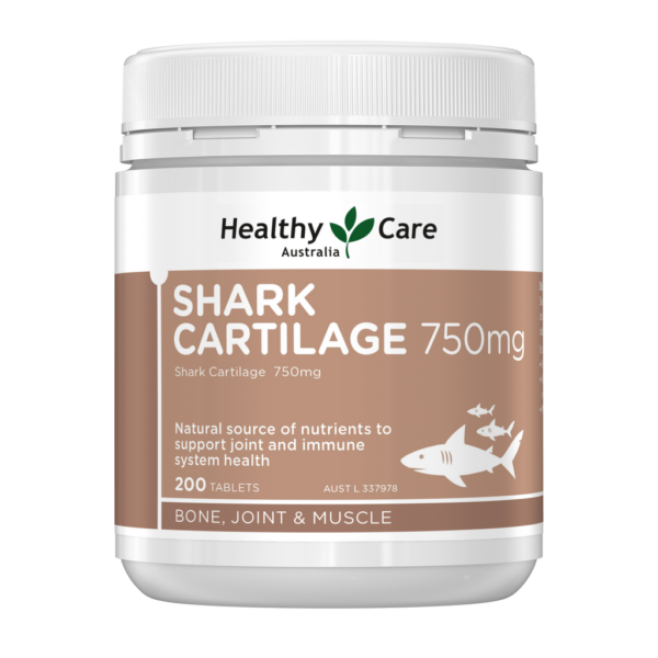 Healthy Care Shark Cartilage 750mg 200 Tablets