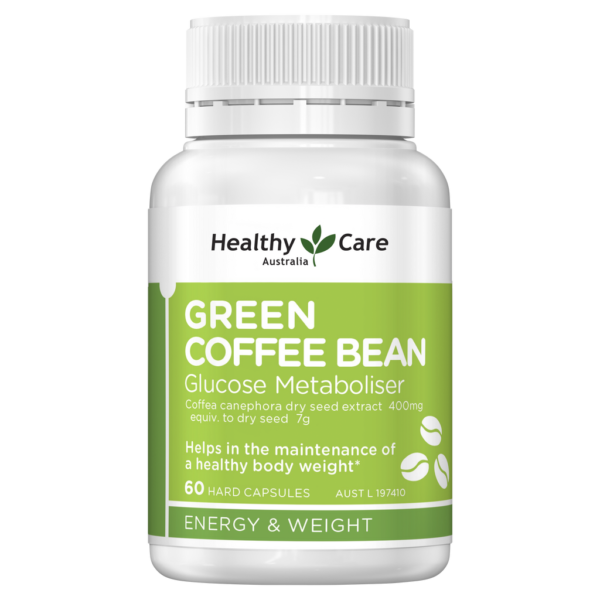 Healthy Care Green Coffee Bean Glucose Metaboliser 60 Capsules