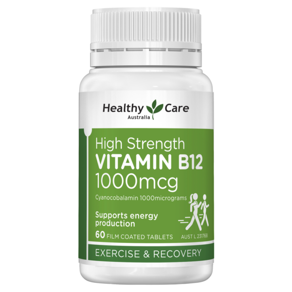 Healthy Care High Strength Vitamin B12 1000mcg 60 Tablets