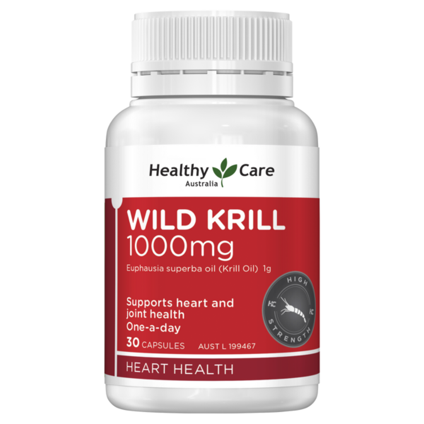 Healthy Care Wild Krill Oil 1000mg 30 Capsules