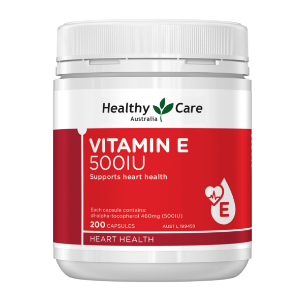 Healthy Care Vitamin E 500IU - 200 Capsules