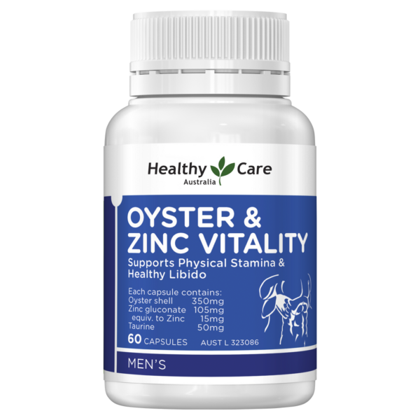 Healthy Care Oyster & Zinc Vitality 60 Capsules