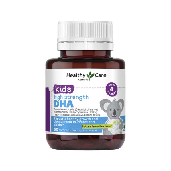 Healthy Care Kids High Strength DHA - 60 Capsules