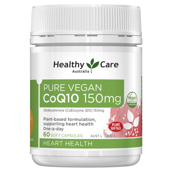 Healthy Care Pure Vegan CoQ10 150mg 60 Capsules