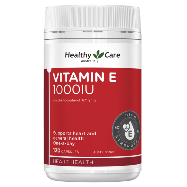 Healthy Care Vitamin E 1000IU 120 Capsules