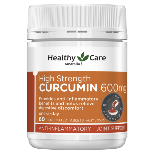 Healthy Care High Strength Curcumin 600mg 60 Tablets