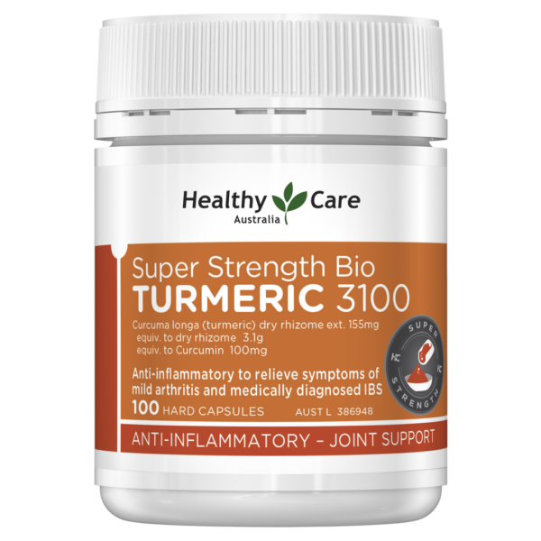 Healthy Care Super Strength Bio Turmeric 3100 - 100 Capsules