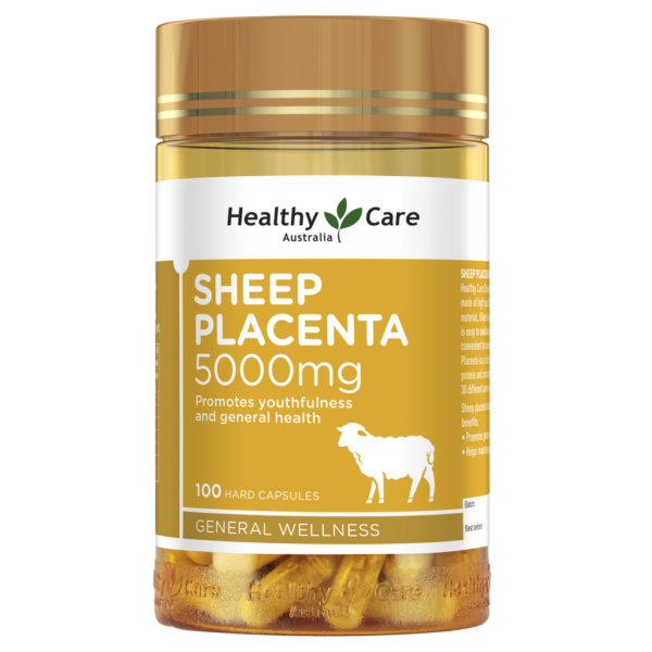 Healthy Care Sheep Placenta 5000mg 100 Capsules